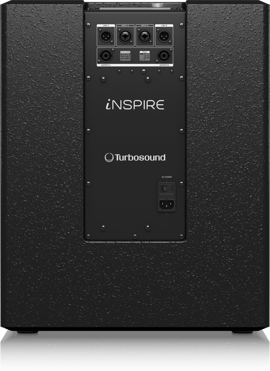 ⁦רמקול סאב מוגבר "15 + 2 יציאות מגבר, Turbosound IP15B⁩ – תמונה ⁦2⁩