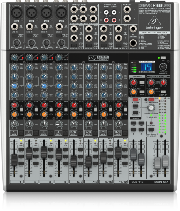 מיקסר ברינגר X1622USB מסדרת EXNYX